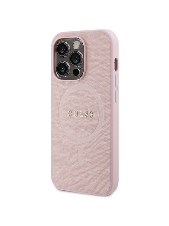Guess Guess Etui na telefon iPhone 13 Pro Różowy
