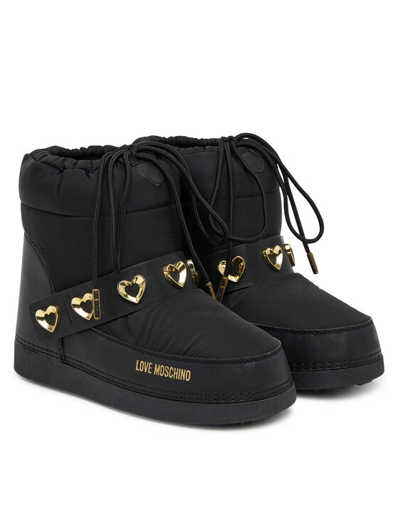LOVE MOSCHINO LOVE MOSCHINO Čizme za snijeg JA24182G0NISD00A Crna