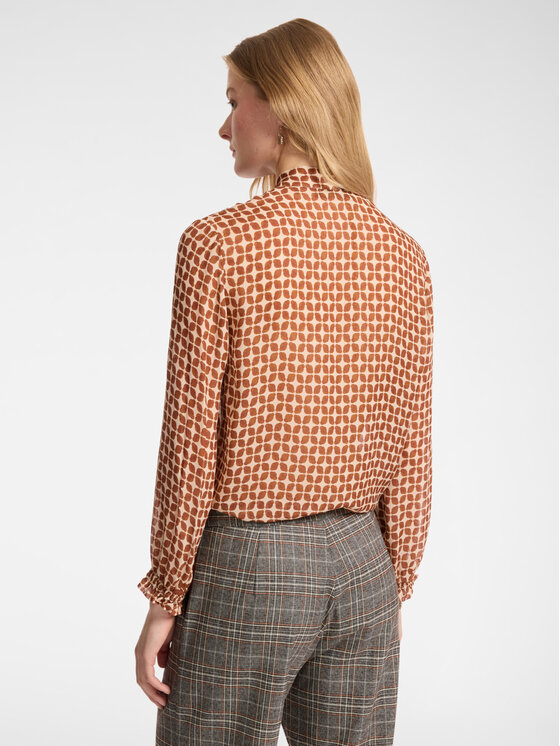 Elena Mirò Elena Mirò Blusa 2119P100164N001 Marrone Regular Fit