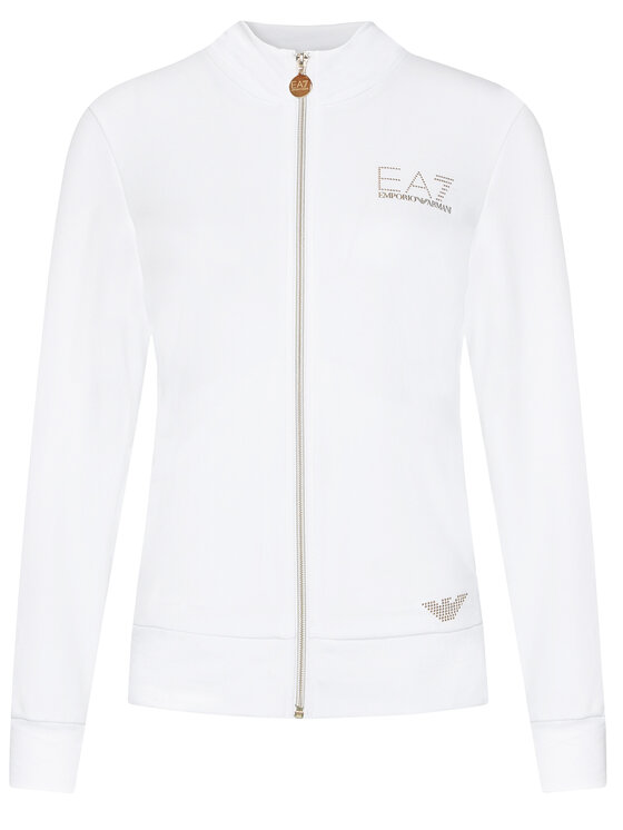 EA7 Emporio Armani EA7 Emporio Armani Bluză 8NTM43 TJ9RZ 1100 Alb Regular Fit