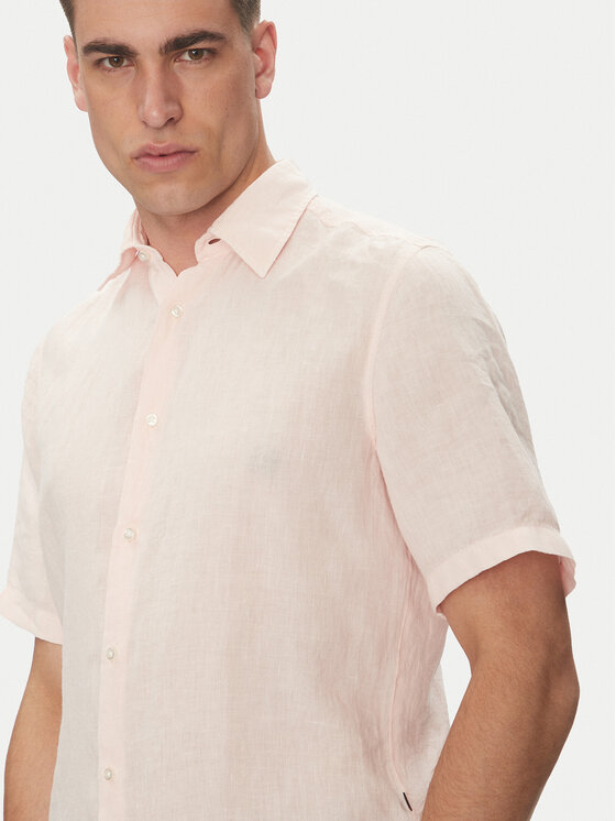 BOSS BOSS Koszula 50537382 Różowy Regular Fit