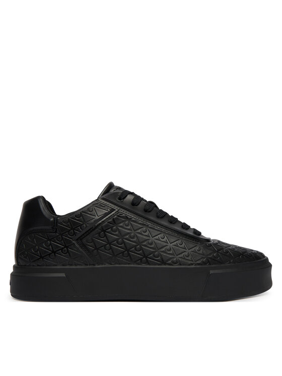 Calvin Klein Calvin Klein Sneakersy Beasket Cup Oxf Lup Hf Aop Lth HM0HM02132 Čierna