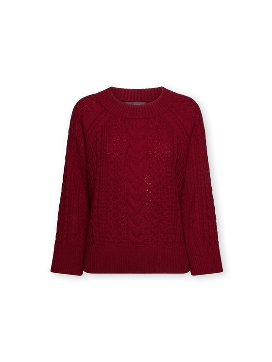 Elena Mirò Elena Mirò Maglione M105Z000873N036 Bordeaux Boxy Fit