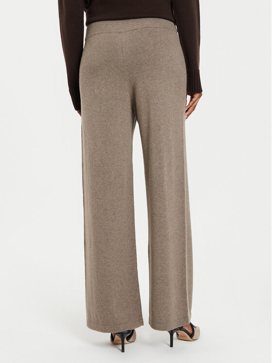 Weekend Max Mara Weekend Max Mara Pantaloni di tessuto Tennis 2425336012 Beige Regular Fit