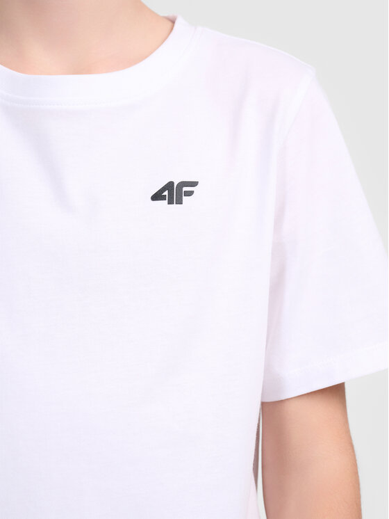 4F 4F T-Shirt 4FJWMM00TTSHM3603-10S Biały Active Fit