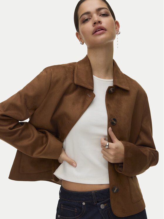 Vero Moda Vero Moda Geacă Jose Kelly 10338632 Maro Regular Fit