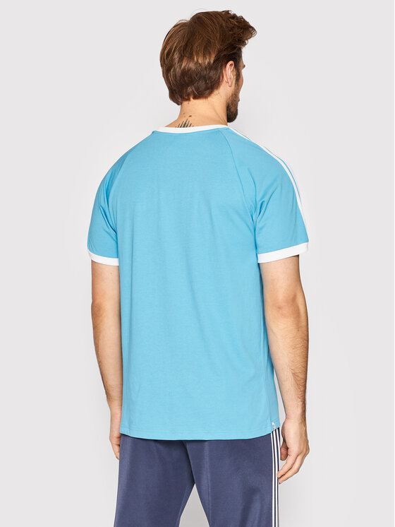 T-shirt adicolor Classics Trace HB9527 Blu Slim