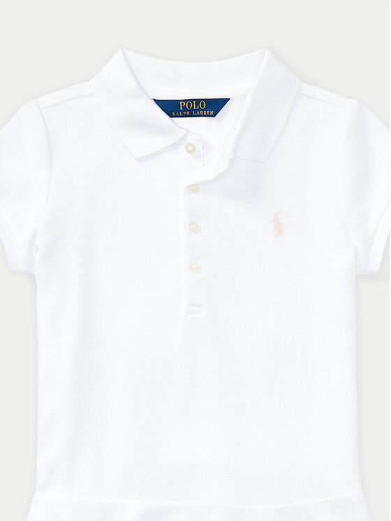 Polo Ralph Lauren Polo Ralph Lauren Sukienka codzienna 313624740003 Biały Regular Fit