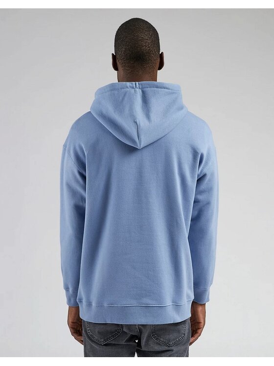 Lee Lee Felpa LOOSE HOODIE Blu Loose Fit