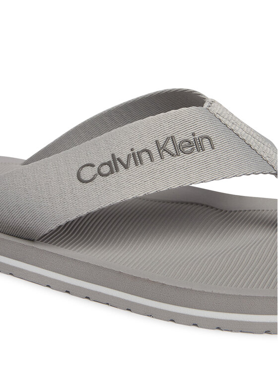 Calvin Klein Calvin Klein Japonki Logo Webbing Strap HM0HM02106 Szary