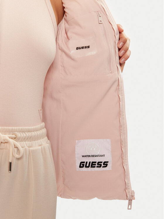 Guess Guess Пухено яке V4YL04 WF3X0 Розов Regular Fit
