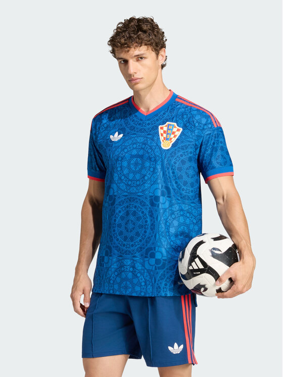 adidas adidas Koszulka techniczna 172367 Niebieski Slim Fit