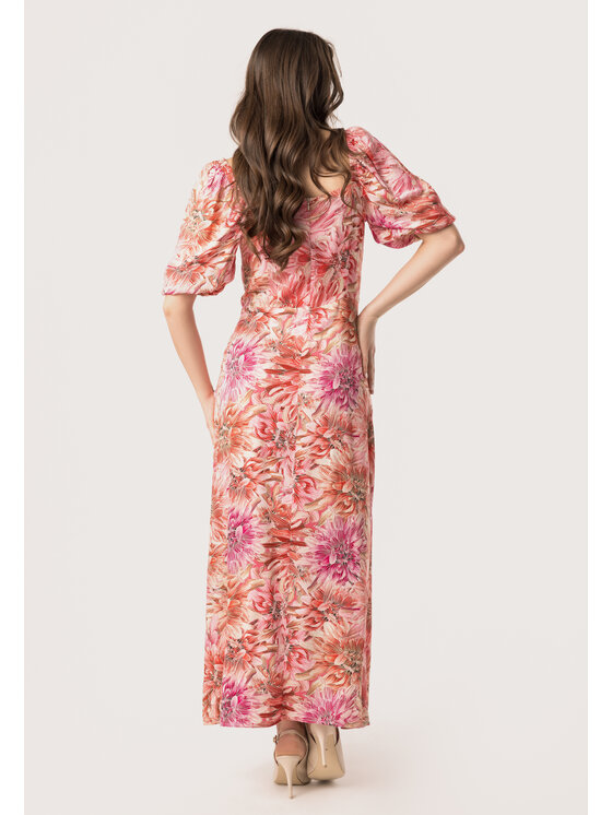 QUIOSQUE QUIOSQUE Každodenné šaty LYON DRESS Ružová Regular Fit
