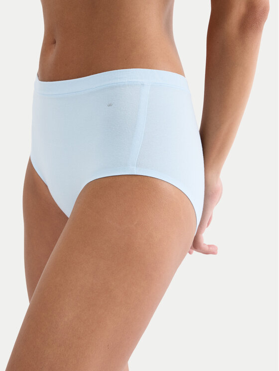 Triumph Triumph Chiloți clasici cu talie înaltă Smart Natural 10211539 Albastru