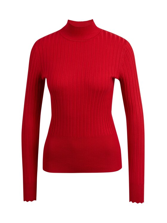Orsay Orsay Sweter 507512318000__L Czerwony Slim Fit