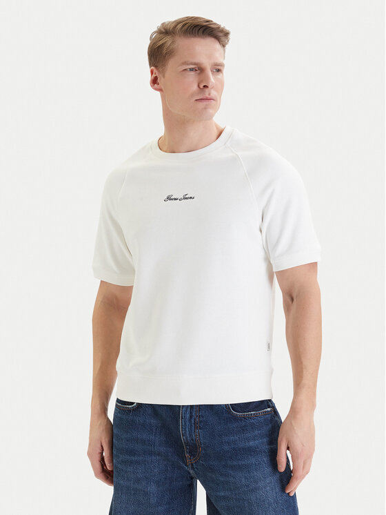 Guess Jeans Guess Jeans Світшот M6GQB2 KCPR1 Білий Oversize