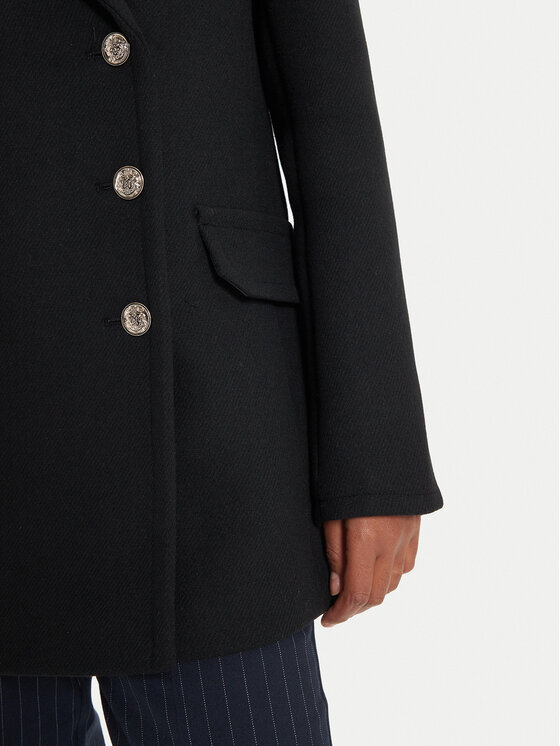 Morgan Morgan Cappotto di transizione 242-GCAB Nero Regular Fit