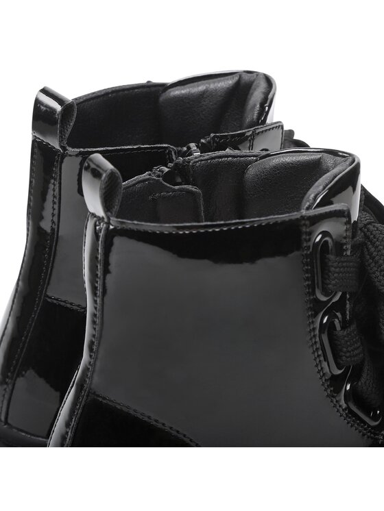 Nelli Blu Nelli Blu Trapper stila apavi CM211101-9 Melns