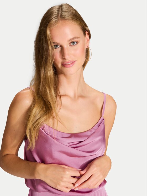 Hey Kyla Hey Kyla Sukienka wieczorowa 5AI074HK Różowy Regular Fit