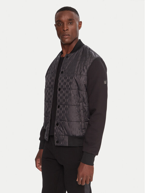 KARL LAGERFELD KARL LAGERFELD Bomber dzseki 505064554504 Fekete Regular Fit