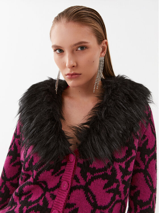 PINKO Pinko Kardigán Pony 101576 A11F Színes Relaxed Fit