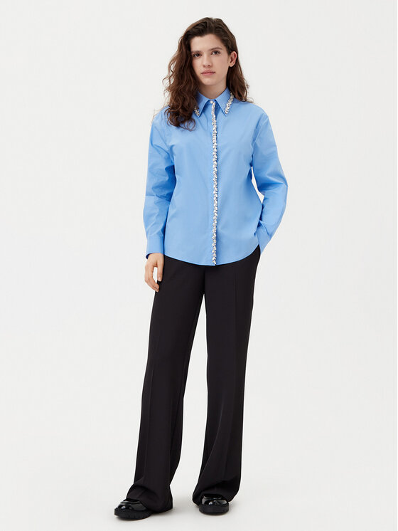 Motivi Motivi Штани палаццо P066Q003514N Чорний Wide Leg