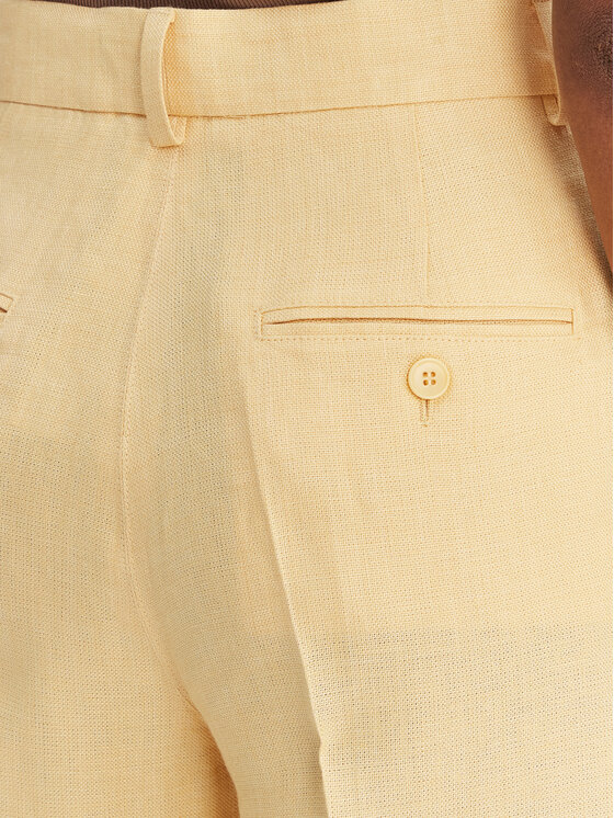 Weekend Max Mara Weekend Max Mara Hlače Malizia 2615131112 Žuta Straight Fit