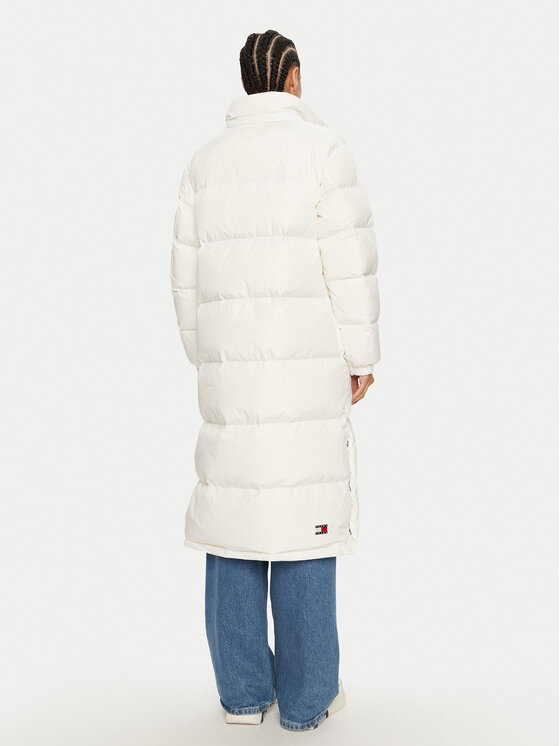 Tommy Jeans Tommy Jeans Vatovaná bunda Alaska DW0DW18860 Bílá Regular Fit