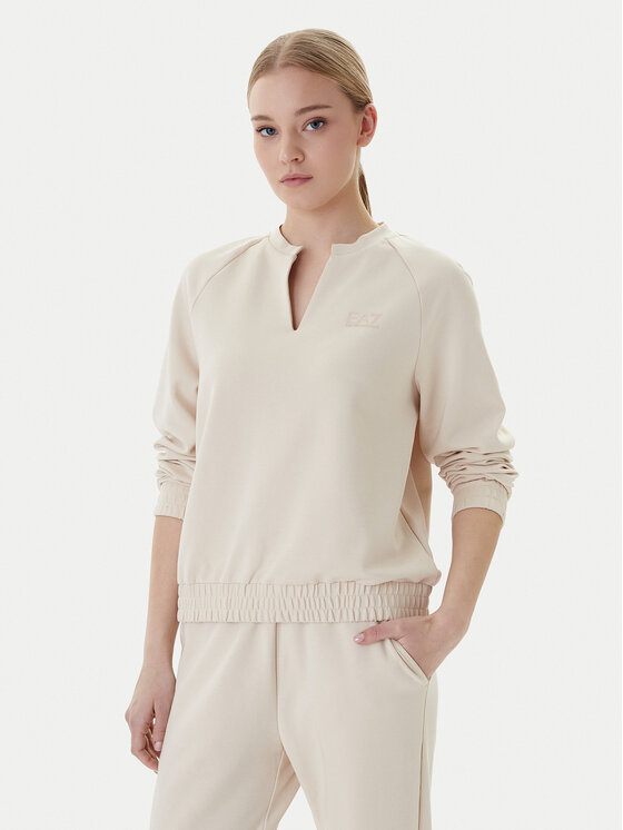 EA7 Emporio Armani EA7 Emporio Armani Dres 7W000976 AF12501 U1088 Beżowy Regular Fit