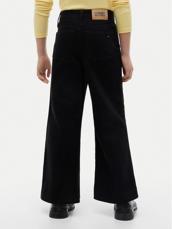Tommy Hilfiger Tommy Hilfiger Teksad KG0KG09472 Must Wide Leg