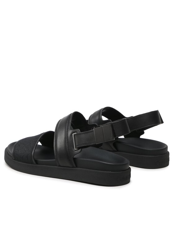 Calvin Klein Calvin Klein Σανδάλια Back Strap Sandal Mono Jq HM0HM00970 Μαύρο