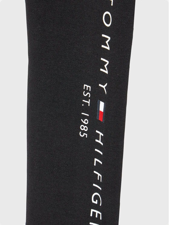 Tommy Hilfiger Tommy Hilfiger Leggings Essential KG0KG06586 M Crna Slim Fit