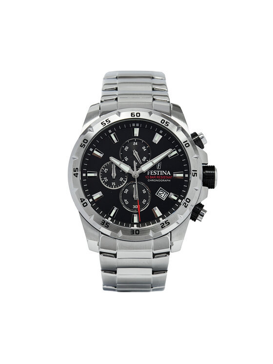 Festina Festina Zegarek Chrono Sport 20463/4 Srebrny