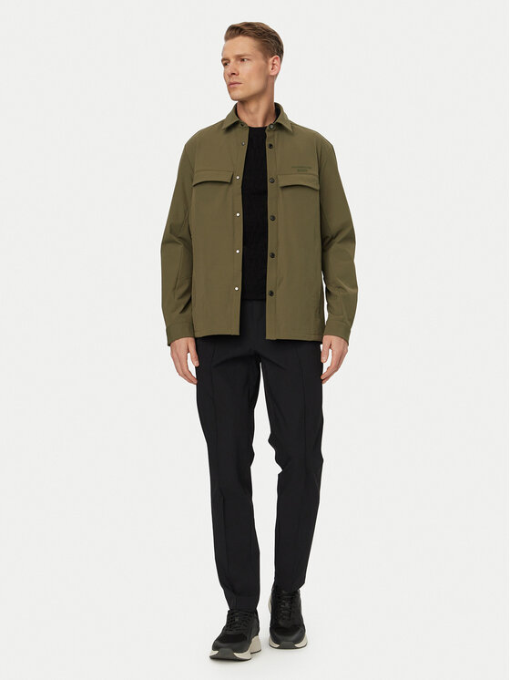 BOSS BOSS Spodnie materiałowe PS Spirit70 50558948 Czarny Tapered Fit