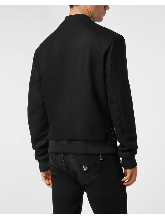 PHILIPP PLEIN PHILIPP PLEIN Bundy bomber 24853 Čierna Regular Fit