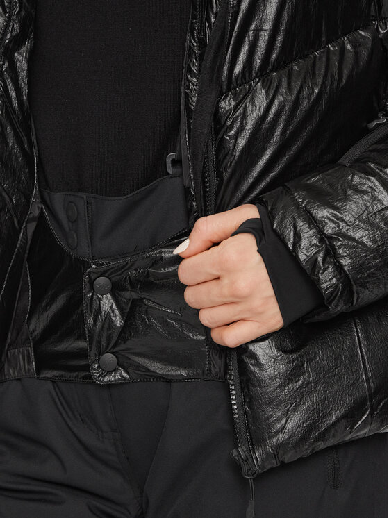 4F 4F Žieminė striukė 4FAW23TDJAF277 Juoda Regular Fit