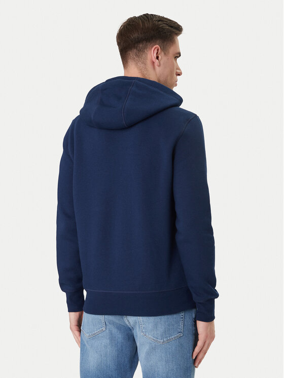 Tommy Hilfiger Tommy Hilfiger Majica dugih rukava Logo MW0MW11599 Tamnoplava Regular Fit