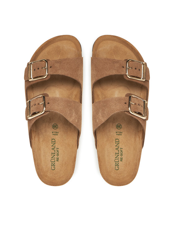 Grünland Grünland Шльопанці Sara CB2631 Коричневий