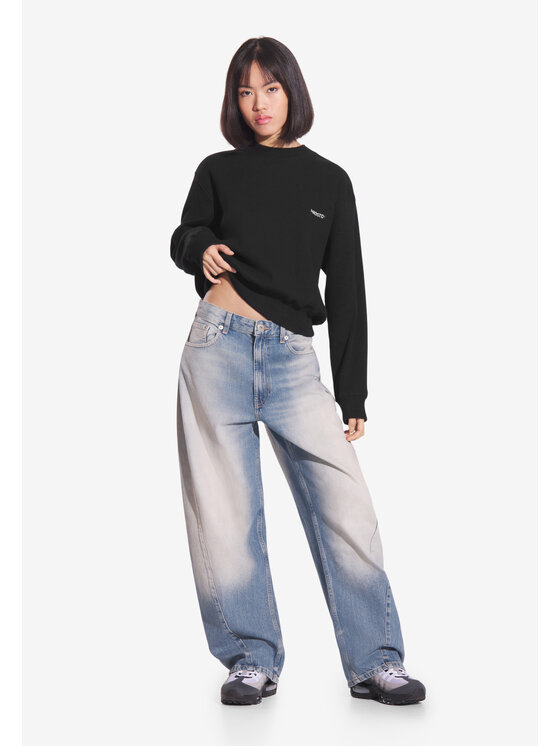 PROSTO. PROSTO. Bluza Ribbed Czarny Oversize