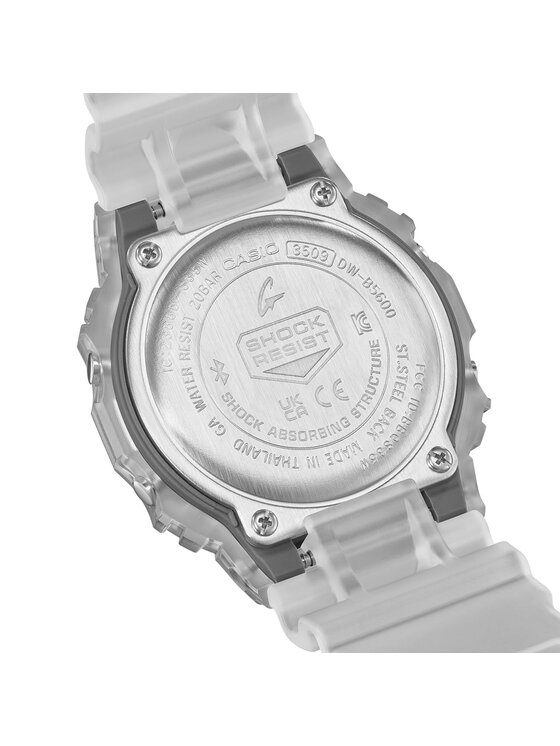 Casio Casio Zegarek DW-B5600G-7ER Przezroczysty