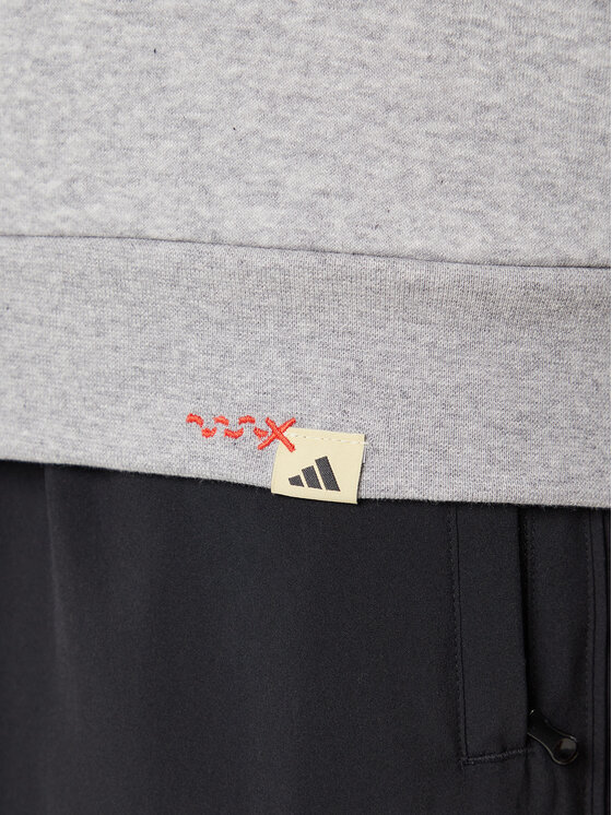 adidas adidas Majica dugih rukava Doodle Hunt Hike Graphic JM6503 Siva Regular Fit