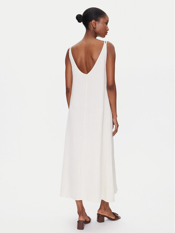 ViCOLO ViCOLO Ljetna haljina TD0758 Écru Regular Fit