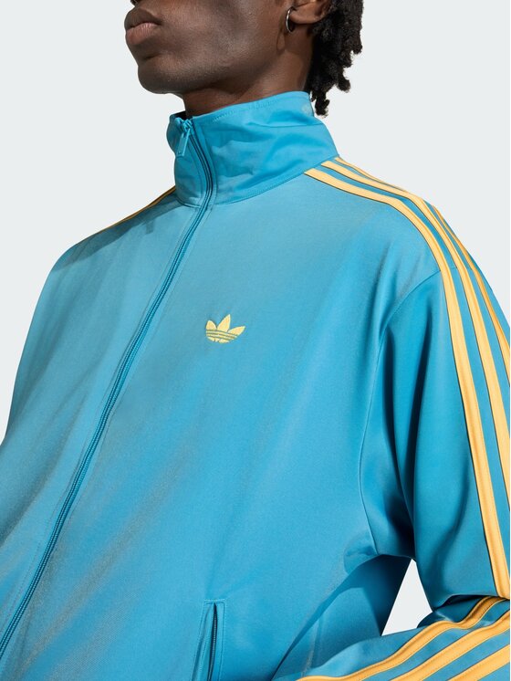 adidas adidas Bluza FIREBIRD Błękitny Loose Fit