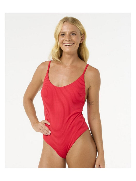 Rip Curl Rip Curl Strój kąpielowy Premium Surf Cheeky 1Pc Czerwony