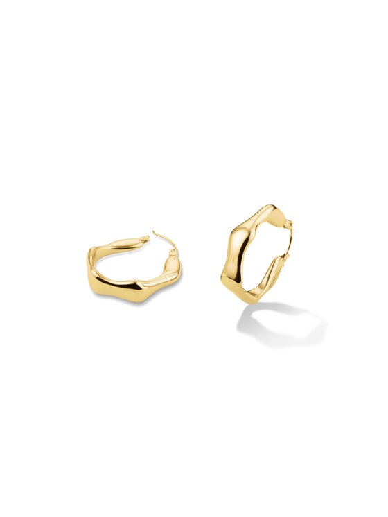 Rosefield Rosefield Kolczyki Organic Hoops Złoty