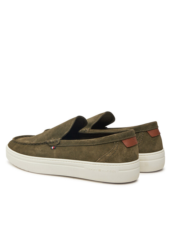 Tommy Hilfiger Tommy Hilfiger Mokasīni FM0FM05354 Zaļš