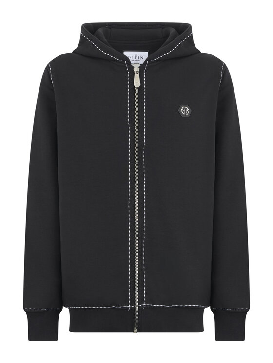 PHILIPP PLEIN PHILIPP PLEIN Bluza 31118 Czarny Athletic Fit