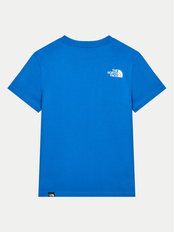 The North Face The North Face Tričko Simple Dome NF0A8DRP Modrá Regular Fit