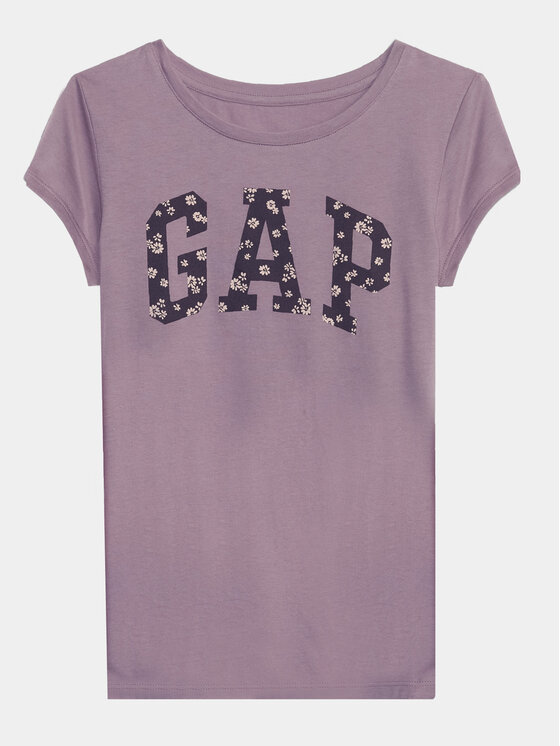 Gap Gap Тишърт 794900-01 Виолетов Regular Fit