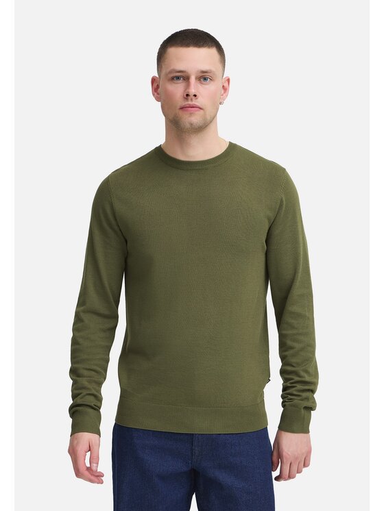 Blend Blend Maglione 20718344-190515 Verde Regular Fit